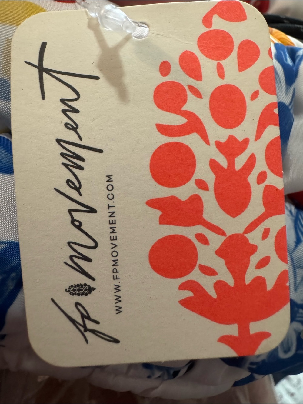 FP MOVEMENT by FREE PEOPLE PRINTED MICRO POUCH in TANGERINE DREAM - Picture 7 of 12